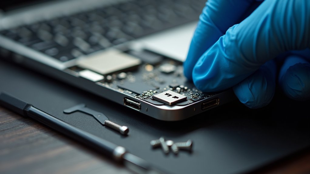 wymiana portu ładowania MacBooka