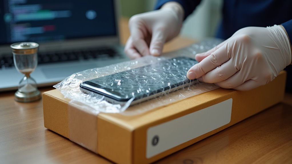 proces naprawy iPhone'a przez wysyłkę