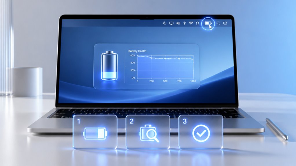 sprawdzanie baterii używanego MacBooka