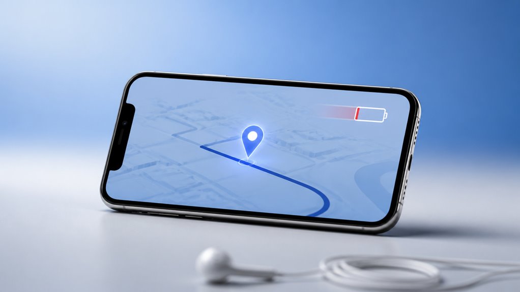 ciągłe aktualizacje GPS i w tle