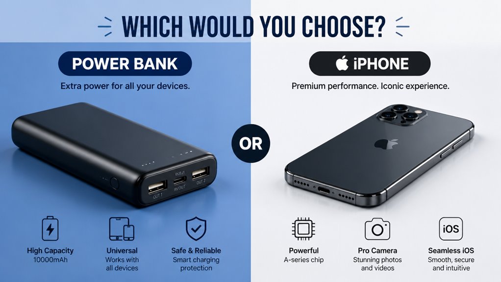 wskazówki dotyczące wyboru powerbanku do iPhone'a