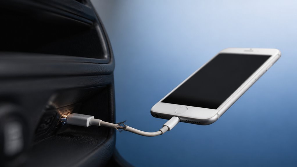 niestabilne ładowanie USB w samochodzie